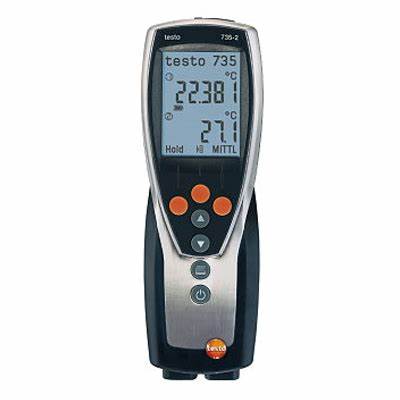 Testo 735-1, Dụng cụ đo nhiệt độ (3 kênh)